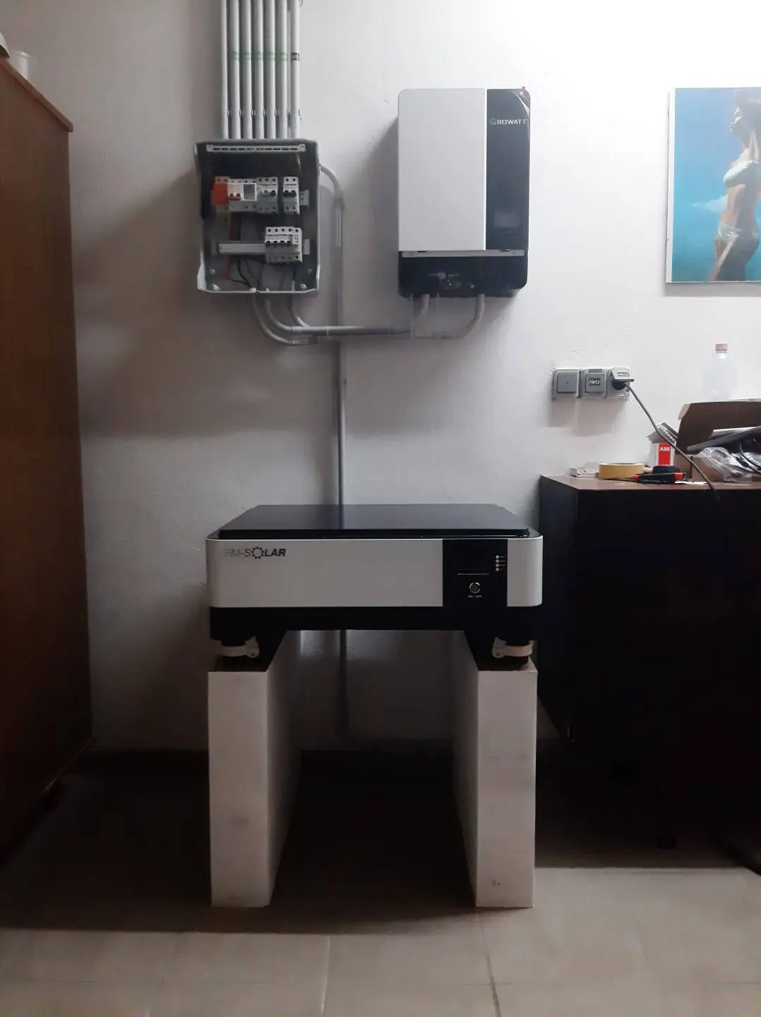 28.07.2023 - LiFePO4-Batterie 10kWh steht