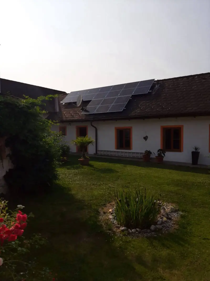 12.07.2023 - Selbstmontage der PV-Module inkl. Verkabelung ist fertig